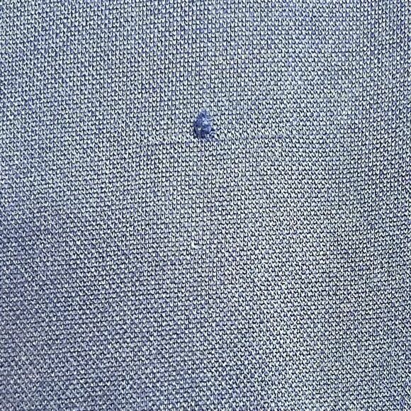 BCBGMaxAzria Collared Short Sleeve Wrap Dress Blue Size Small - Picture 3 of 4